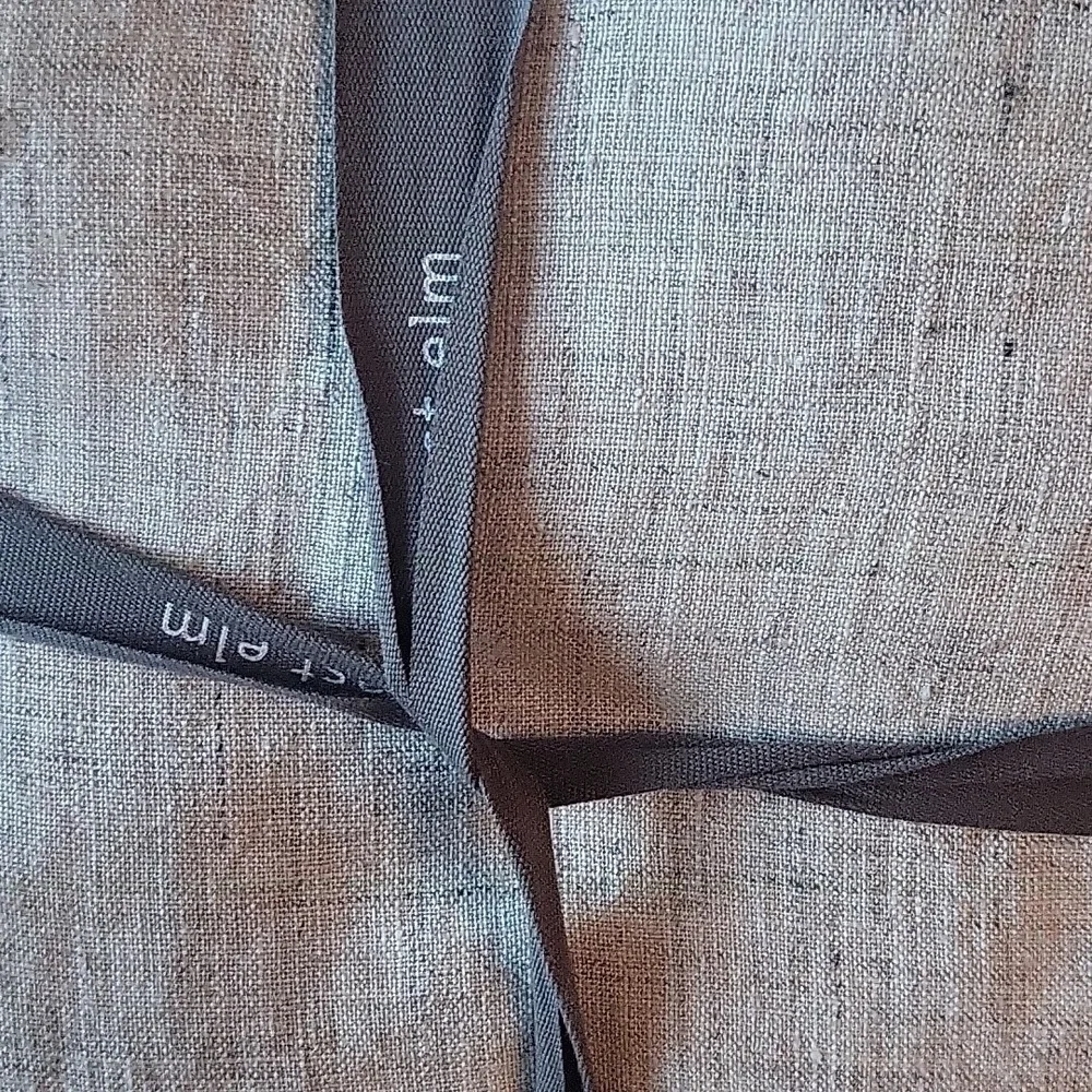 ❤️BUY 2 GET 1 FREE  West Elm European Flax Linen Fiber Dyed Duvet Cover